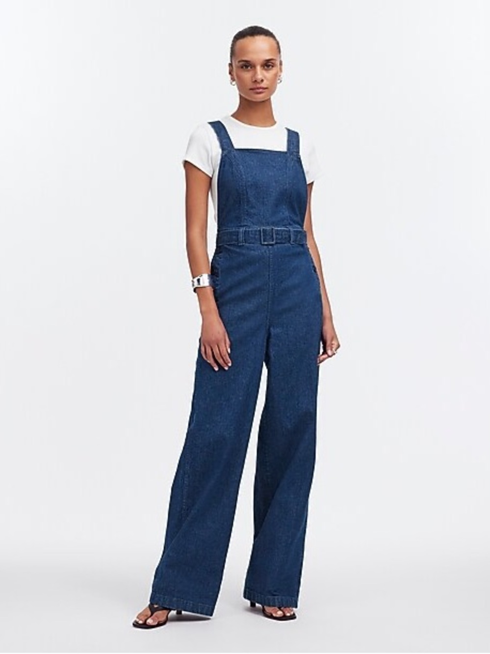 Madewell Cross-back Jumpsuit in Cason Wash